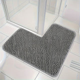 Luxueuze L-vormige Antislip Hoekdouchemat - Evelyn