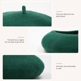 Klassieke Franse Wol Beret – Evelyne
