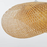 Handgeweven bamboe hanglamp in boho stijl