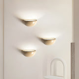 Halfronde LED Wabi-Sabi Wandlamp – ZenGlow
