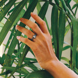 Stijlvolle Maansteen Statement Ring – Iris