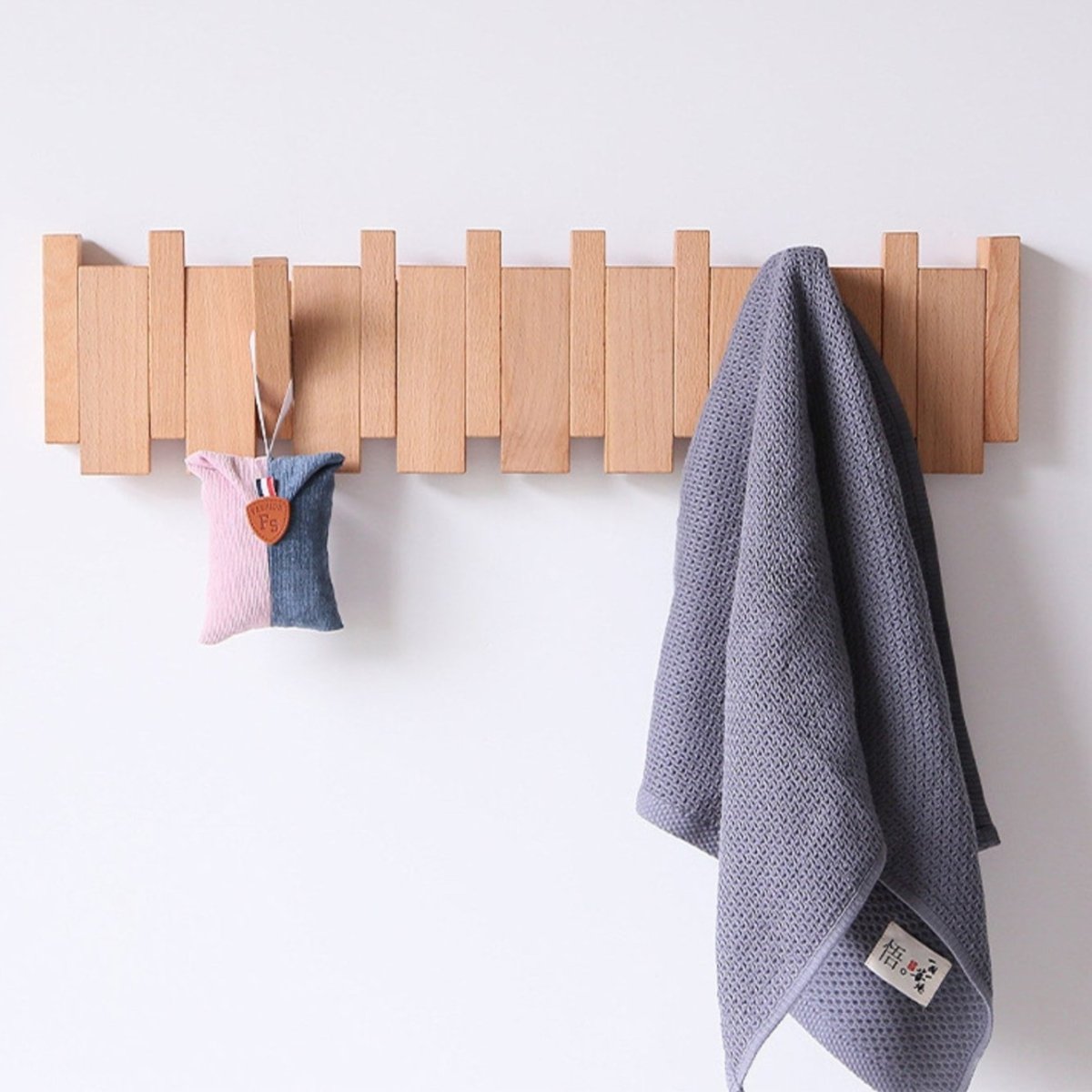 Pianowood Luxe Kapstok | Woonaccessoires | Handgemaakte houten kapstok met elegant ontwerp