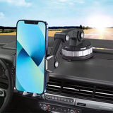 Telefoonhouder voor Auto | Telefoonhouder met Zuignap & 360° Rotatie | LuxGrip
