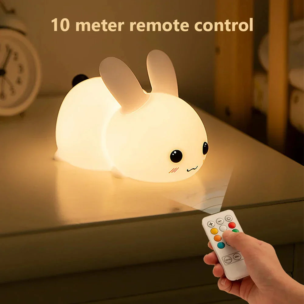 Schattige Konijnen Nachtlamp - BunnyGlow