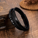 Heren Armband | Gevlochten Design | Magnetische Gesp