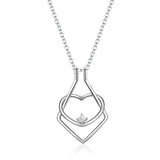 Ringhouder-Hart-Halsketting – Amelina