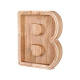 Houten Alfabet Spaarvarken - LetterSaver
