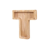 Houten Alfabet Spaarvarken - LetterSaver
