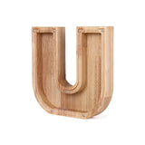 Houten Alfabet Spaarvarken - LetterSaver