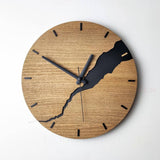 Luxe Houten Wandklok – Nuvoro