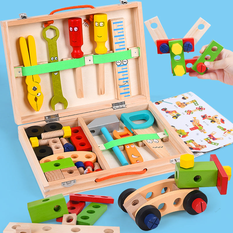 Interactieve Houten Bouwset – MakerBox