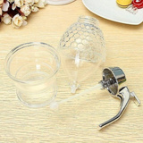Stijlvolle Honingdispenser met Druppelvrije Technologie – AmberDrop