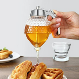 Stijlvolle Honingdispenser met Druppelvrije Technologie – AmberDrop