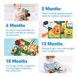 Voelboek - Hoog Contrast Baby Speelgoed 6-12 Maanden