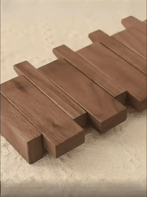 Primo | Houten Piano Kapstok | Elegant Design | Duurzaam Hout
