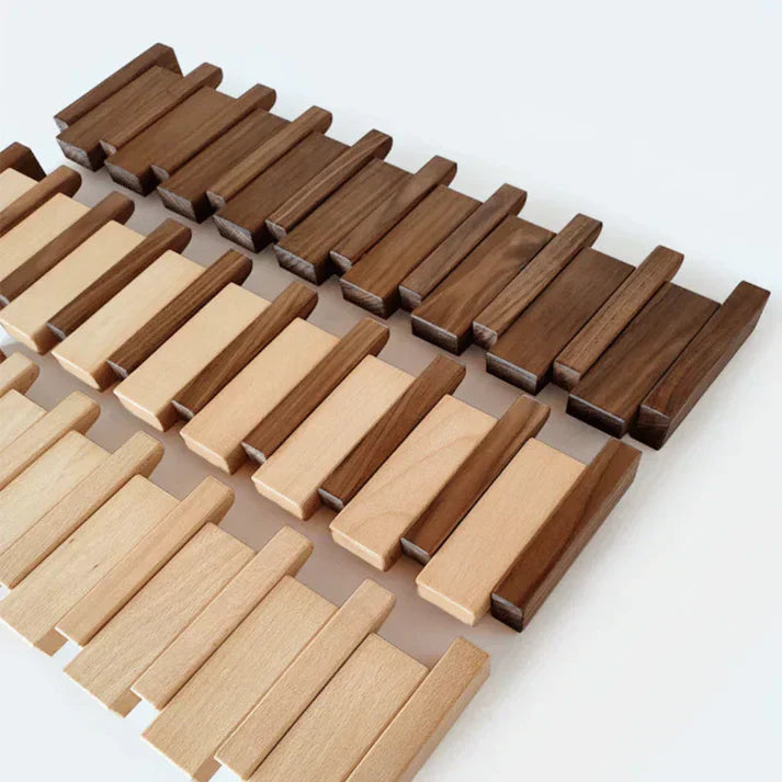 Primo | Houten Piano Kapstok | Elegant Design | Duurzaam Hout