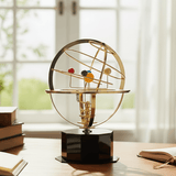 NINEORBIT – Messing Zonnestelsel Display met 5 Precisie Gemaakte Planeten