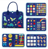 Montessori Drukbord voor Peuters – Educatief Sensorisch Activiteitenboek (2-4 Jaar)