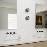 Moderne Dimple Glas LED Wandlamp