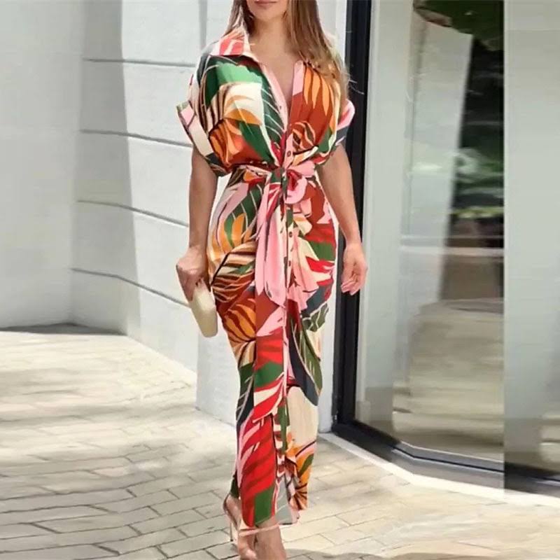 Amalia | Luxe Wikkel Maxi Jurk (Bijna uitverkocht)