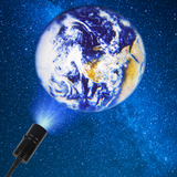 Projectorlamp Aarde en Maan – CelestiaGlow