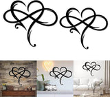 LoveBound - Elegante hart- en oneindigheidssymbool wanddecoratie