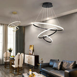 Designer LED hanglamp kroonluchter – moderne 3D ringvorm