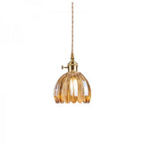 Japanse Retro Glazen Bloem Hanglamp | Elegante Bloemvormige Hanglamp Glas | Warme Sfeerverlichting | Hoogwaardige Materialen | Moderne en Retro Stijlcombinatie | Interieur Design Eyecatcher | Eenvoudige Installatie