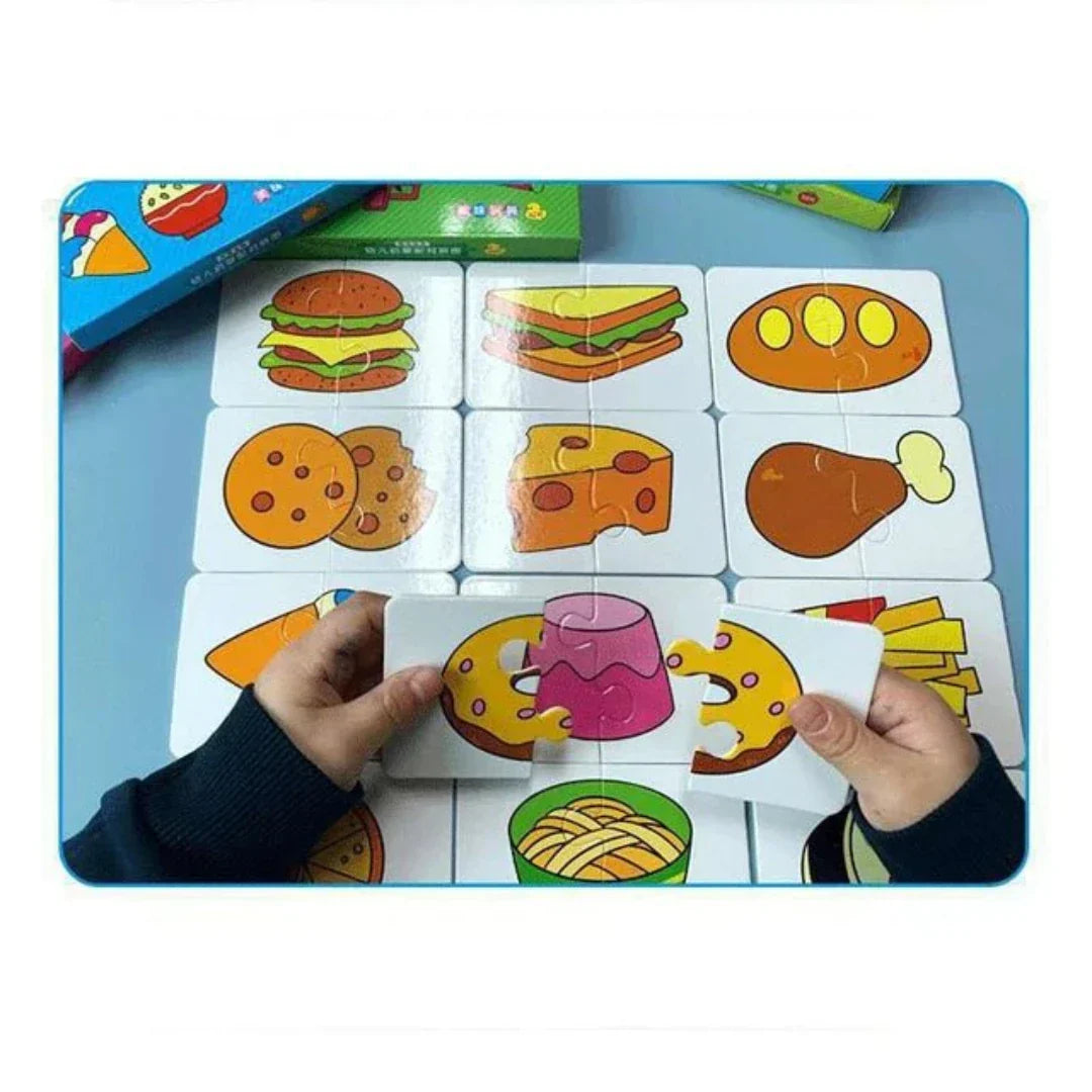 Kaarten-Memory-spel voor kinderen – Speels geheugen en concentratie bevorderen (1+1 Gratis)