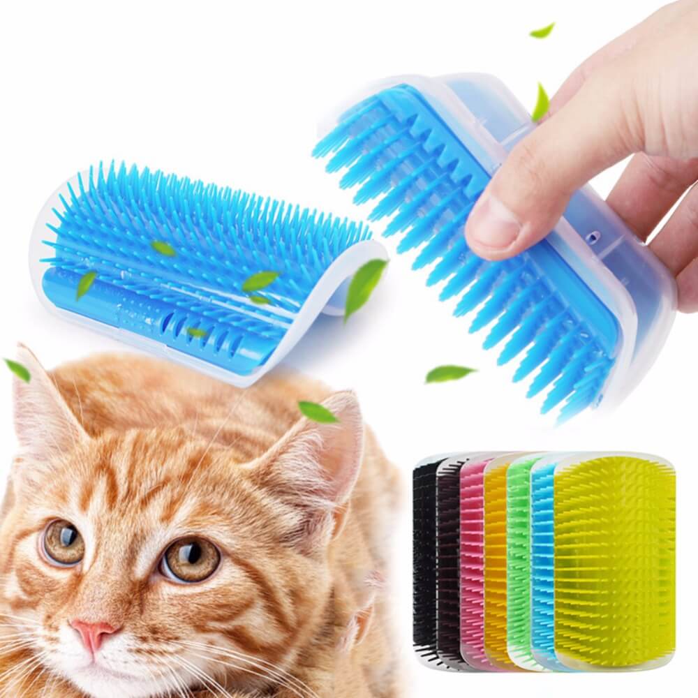 Katten-Eckbürste voor Zelfzorg - PurrGroom