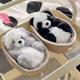 Pluche Panda met Afneembare Mand – zacht gevuld & decoratief – 20 cm