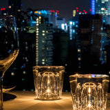 Kristallen Tafellamp VÉLORIA | Diamantoptiek & 360° Lichtspel | Draadloos & Oplaadbaar via USB | Tot 12 uur Brandduur
