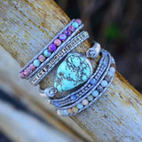 Helende Turquoise Wikkelarmband – Amara