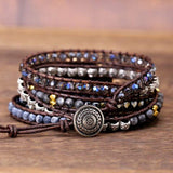 Krachtige Onyx-Wikkelarmband – Isadora