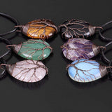 Tiger Eye Druzy Necklace - Zarina