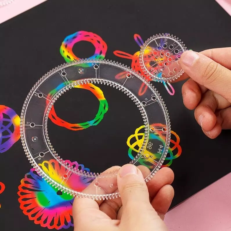 Klassieke Spirograaf Tekenset - Ultieme Creativiteit voor Kinderen