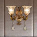 Vintage Gouden Wandlamp – Aureo