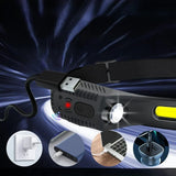 LED Hoofdlamp - Oplaadbaar | Waterbestendig