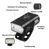 LED Fietsverlichting - 1000 & 500 Lumen | USB Oplaadbaar
