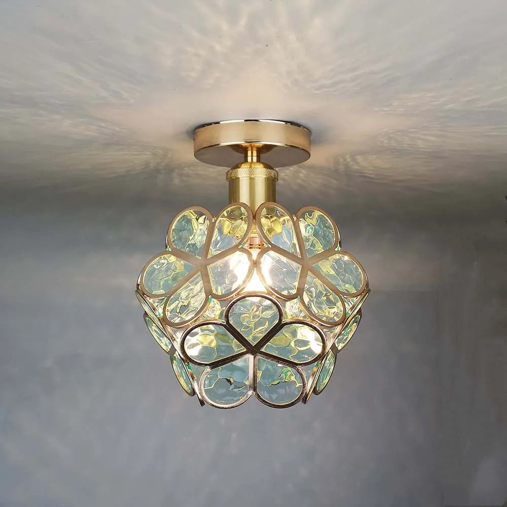 Glasbloemen Plafondlamp - FloraGlow