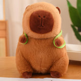 Schattige Capybara-pluche met Schildpadrugzak - CapyBuddy
