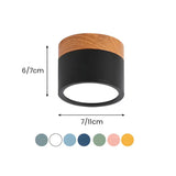 Noordse Cilinder LED Plafondlamp – Minimalistische Inbouwlamp voor Moderne Gangen