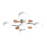 LED Plafondlamp - Modern Design | Hout & Metaal