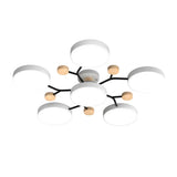 LED Plafondlamp - Modern Design | Hout & Metaal