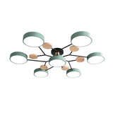 LED Plafondlamp - Modern Design | Hout & Metaal