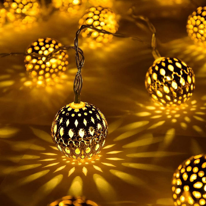 Marokkaanse Stijl Waterdichte Zonne-Lichterkettingen - SunGlow Strings