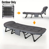 Opvouwbaar Campingbed - Lichtgewicht Aluminium & RVS