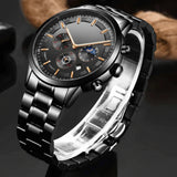 Robuste Stalen Militaire Horloge - SteeleX