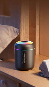 Mini Luchtbevochtiger met Aromatherapie - USB-aangedreven - Perfect voor Auto en Slaapkamer