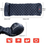 Ultralichte Waterdichte Slaapmat met Ingebouwde Pomp – AirRest